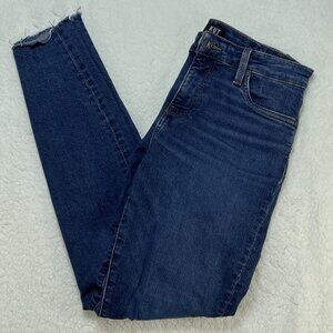 Kut from the Kloth Jeans Womens Sz 6 Blue Mia Toothpick Mid Rise Ankle 28x30